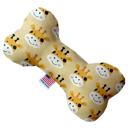 MIRAGE PET PRODUCTS Georgie the Giraffe 6 in. Stuffing Free Bone Dog Toy 1174-SFTYBN6